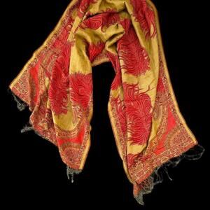 Pashmina and Silk Scarf